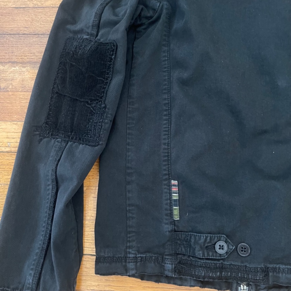 Vintage Triple Five Soul Punk Moto Military Epaulette 90's Jacket - Picture 12 of 14